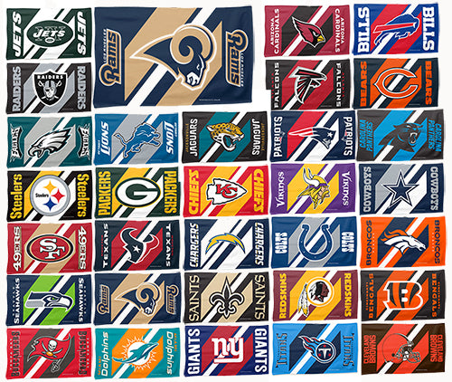Official NFL Team Bowling Towels - Absorbent Microfiber Towel for Bowling Balls & Hands - Perfect for League Play, Practice & Bowling Enthusiasts