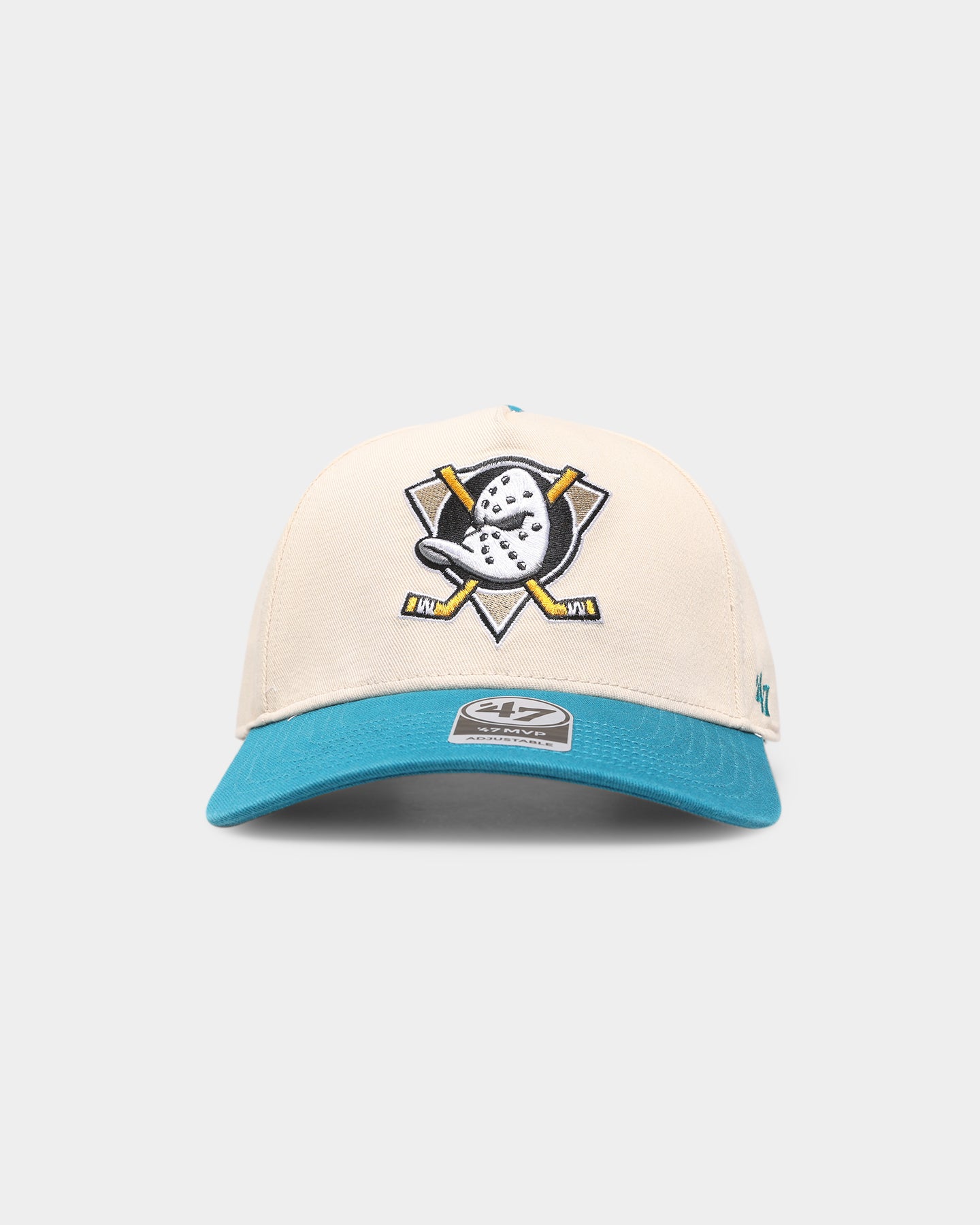 47 Brand Anaheim Ducks 'Ducks' Legend Replica '47 MVP DT Snapback Hat - Adjustable Snapback Cap for Men & Women - Perfect for Hockey Games, Sports Events and Casual Wear