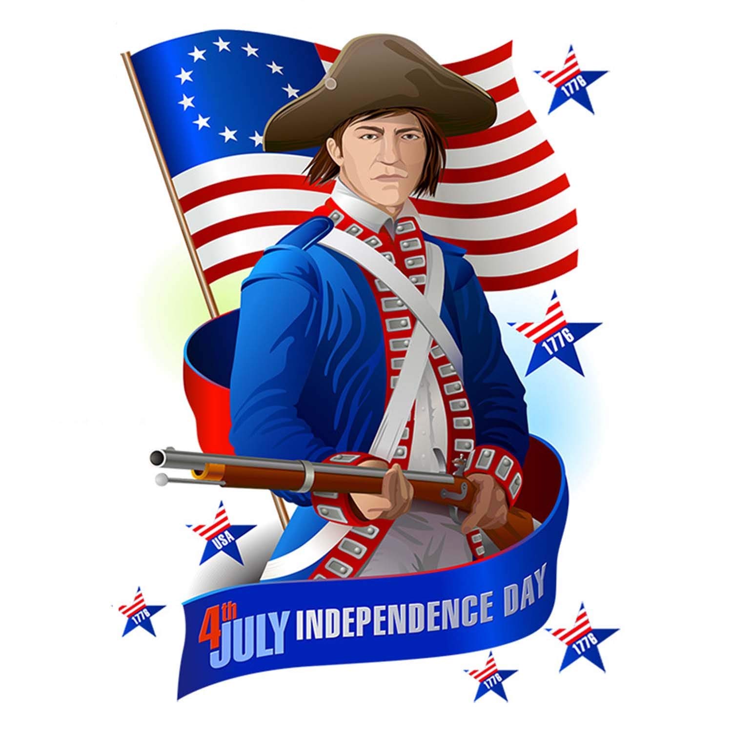 Independence Day 45x60cm Wall Stickers for Windows, Patriotic Bedroom Decor, Women's Room Wall Art, Perfect for Home, Office, and Party Decorations