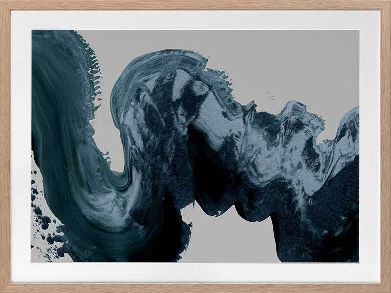 Feint Framed Art Print - Premium Wall Decor for Living Room, Bedroom & Office - Modern Abstract Canvas Painting for Home & Office Decor