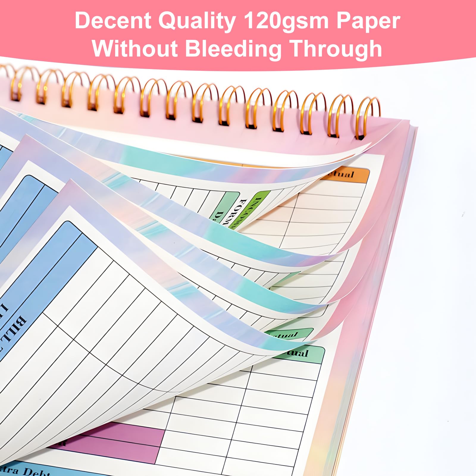 2024-2025 Undated Budget Planner - 50 Sheets Monthly Bill Organizer with 4 Sheet Stickers & Debt Repayment Tracker | Financial Planning Notebook for Money Management | Perfect for Home Budgeting, Personal Finance & Bill Organization