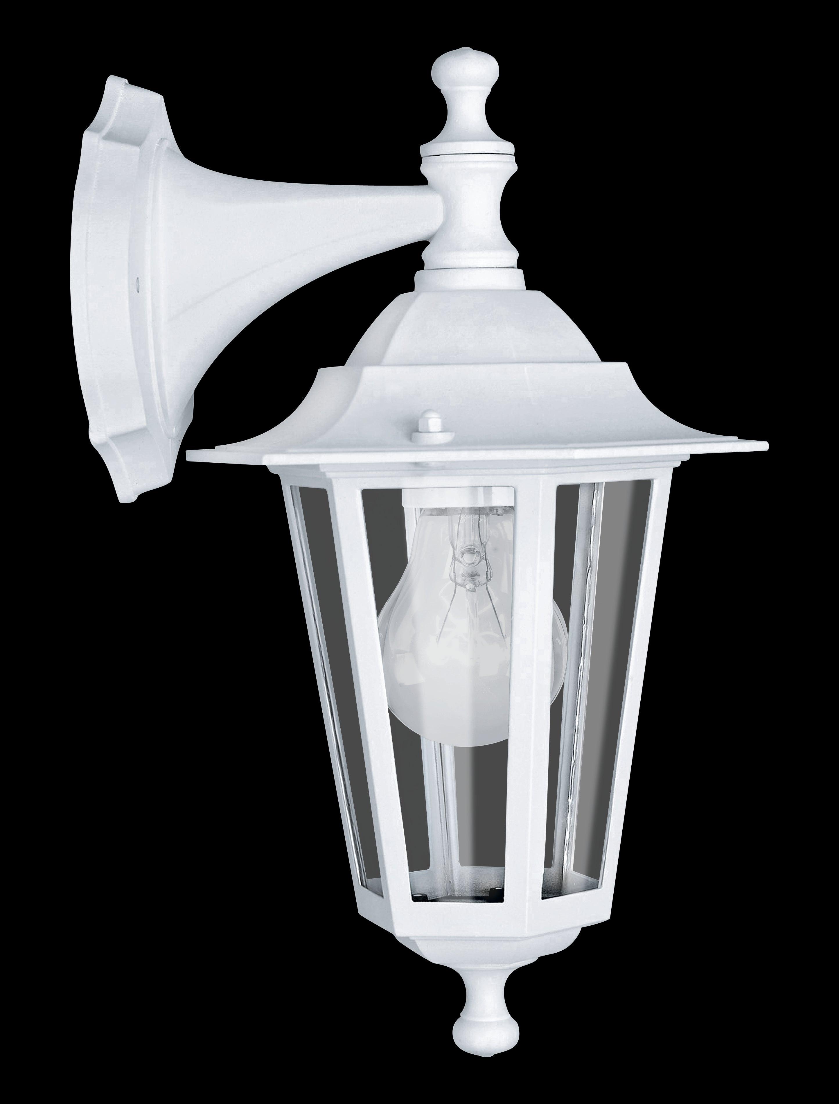 Eglo Laterna 5 White Hanging Lantern - Outdoor Wall Light with IP44 Waterproof Rating - Perfect for Patio, Garden, Porch and Backyard Lighting