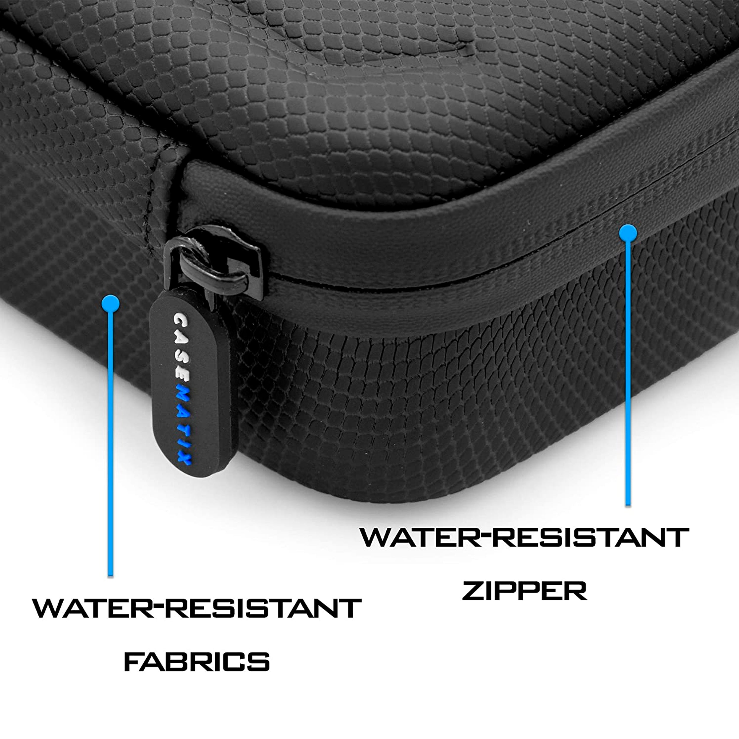 CASEMATIX Protective Carry Case for Blue Tees Golf Ringer & Accessories - Travel Storage Case for Smart Magnetic GPS Handheld Range Finder | Perfect for Golf Course, Travel & Outdoor Sports