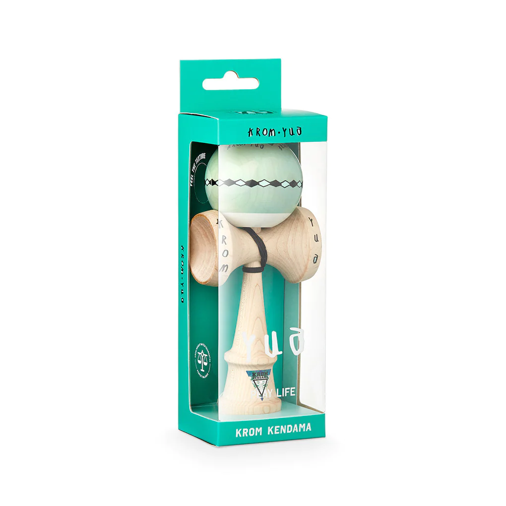 Krom Yua Signature Kendama - Professional Japanese Wooden Skill Toy for Hand-Eye Coordination - Perfect for Beginners, Kids & Adults - Great for Stress Relief, Office & Home Entertainment