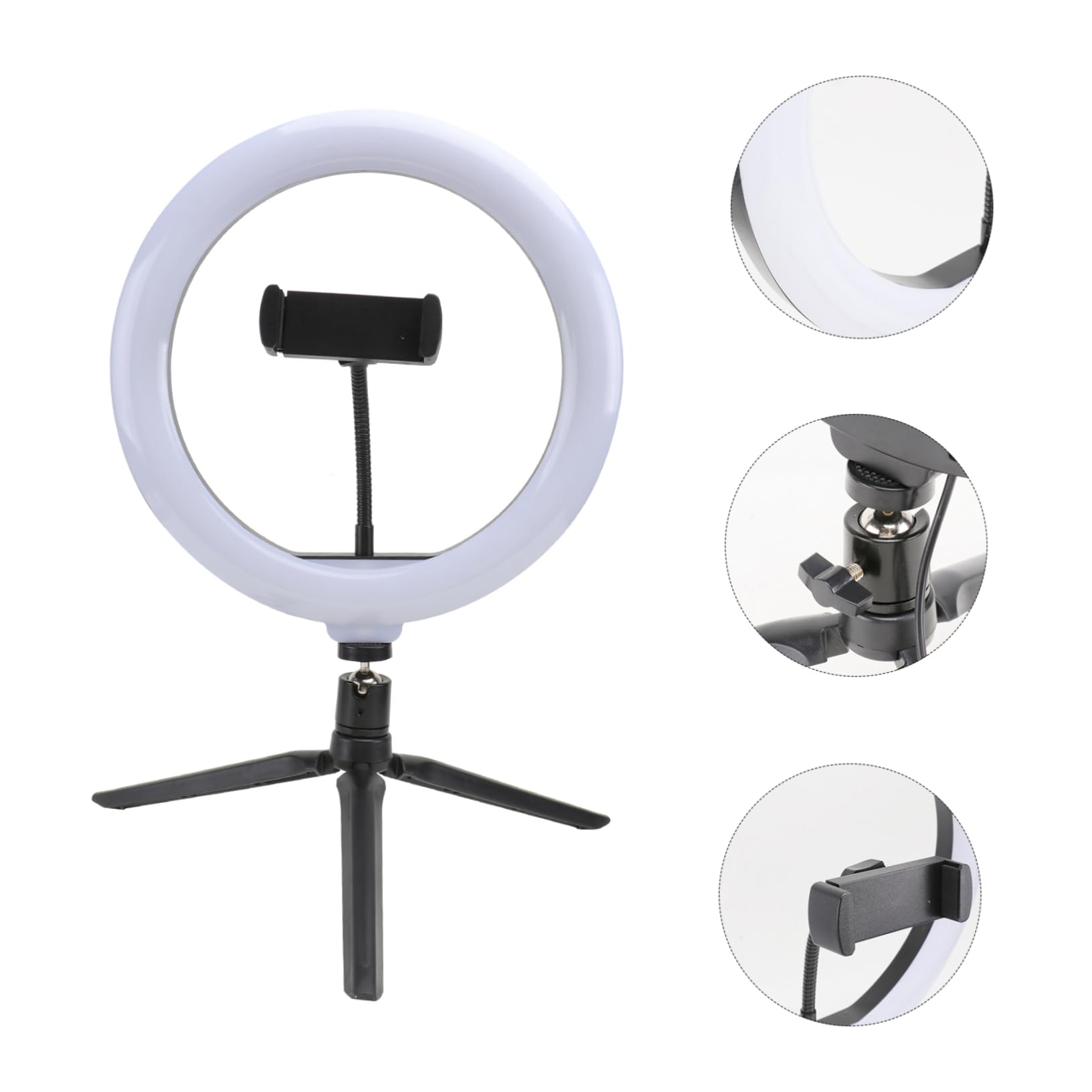 Gatuida 3-Piece LED Ring Light Kit with Tripod for Phone Selfie & Live Streaming - Perfect for Makeup Videos & Content Creation