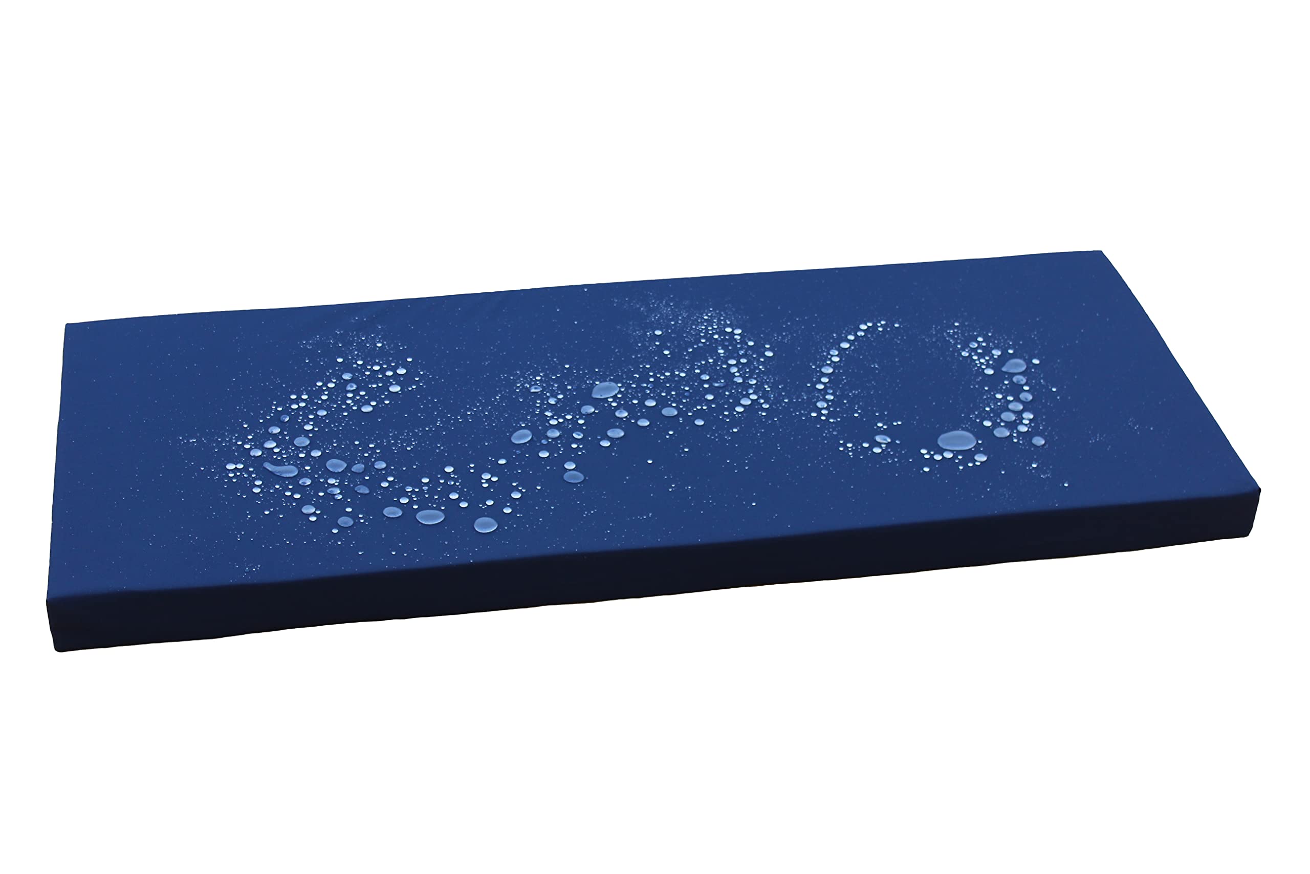 Waterproof Outdoor Bench Cushion 72x24x2 Inch - Patio Furniture Swing & Loveseat Cushion - Navy Blue All-Weather Seat Pad for Garden, Deck, Porch & Poolside Use