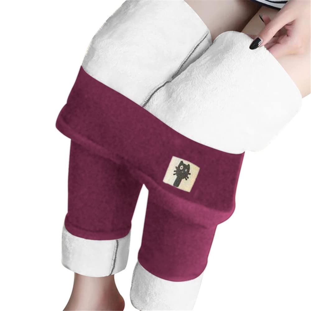 CHENSEN Women's High Waist Fleece Leggings - Cashmere Soft Thermal Winter Pants with Tummy Control for Yoga, Running & Workout - Perfect for Cold Weather & Lounge Wear