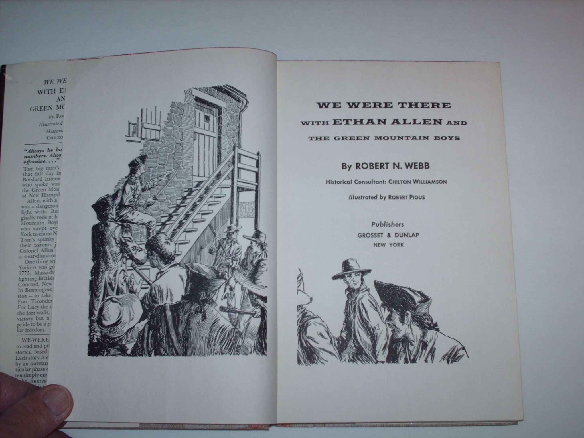 We Were There with Ethan Allen and the Green Mountain Boys - Historical Adventure Book for Kids | American Revolution Learning Resource for Classroom & Homeschool