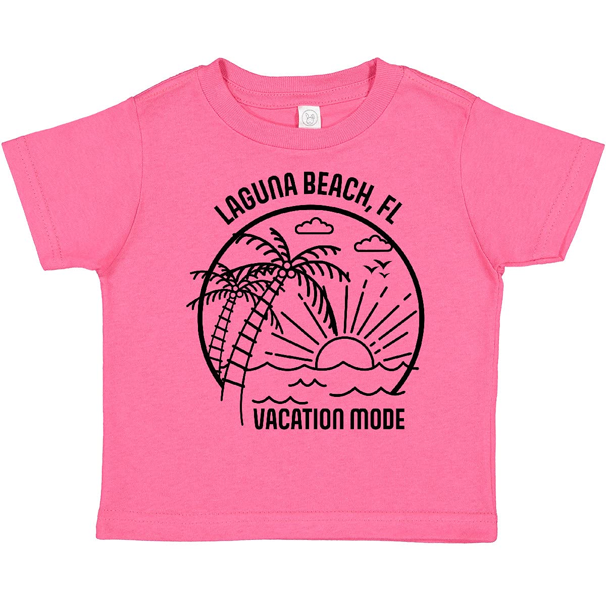 Inktastic Summer Vacation Mode Laguna Beach Florida Toddler T-Shirt - Cute Graphic Tee for Boys & Girls - Perfect for Beach Trips, Family Vacations & Summer Outfits