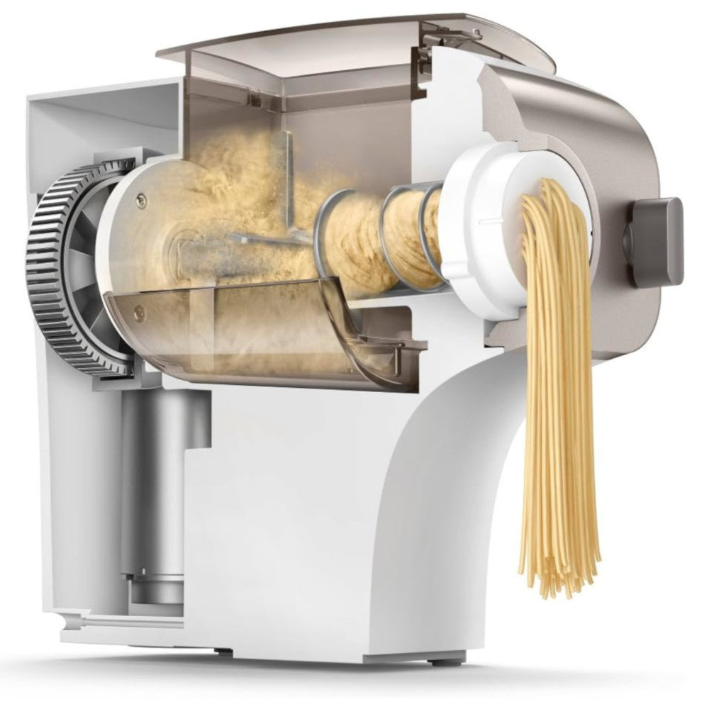 PHILIPS HR2357 Pasta Maker Machine - Factory Certified with Home Essentials Warranty | Perfect for Homemade Pasta, Italian Cooking & Kitchen Essentials