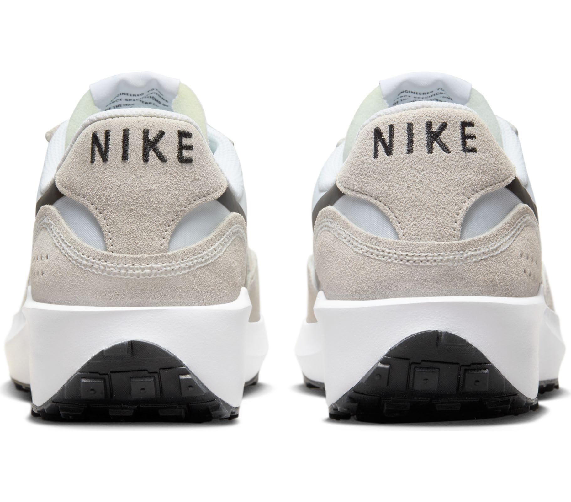 Nike Waffle Debut Men's Running Shoes - White/Black-Phantom-Summit White (FJ4195-100) Size 9 | Lightweight Comfort for Jogging, Gym & Casual Wear