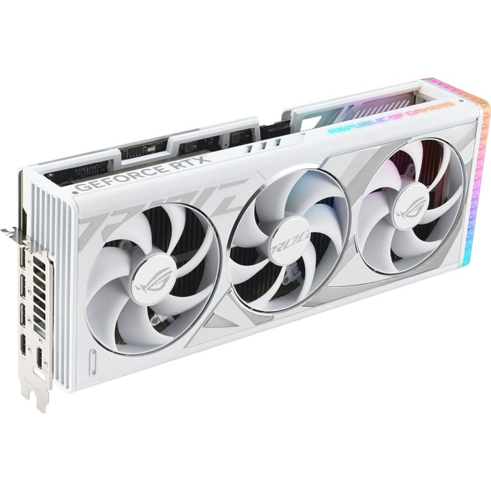 ASUS ROG STRIX RTX 4080 OC 16GB White Edition Gaming Graphics Card - High Performance for 4K Gaming, VR & Content Creation