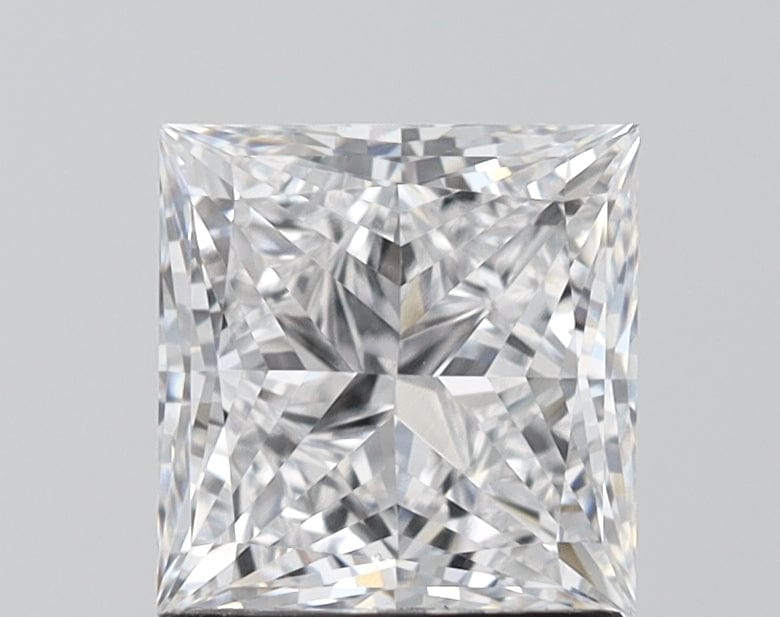 2 Carat E VVS2 Princess Cut Lab Grown Diamond - Premium Engagement Ring Stone for Weddings & Proposals