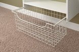 Easy Track 12x24x14 Inch Stainless Steel Closet Organizer - 1 Pack | Space-Saving Storage Solution for Bedrooms, Walk-In Closets & Small Spaces
