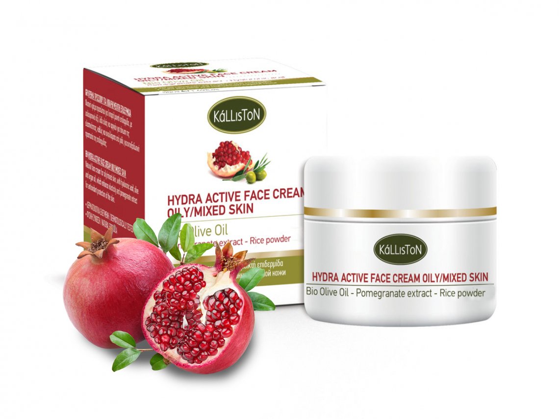 Hydra Active Face Cream & Anti-Wrinkle Cream for Oily Skin - Bio Active Olive Oil Formula - Made in Ancient Crete, Greece - 1.69 oz (Pack of 2) - Perfect for Daily Skincare Routine & Anti-Aging Treatment