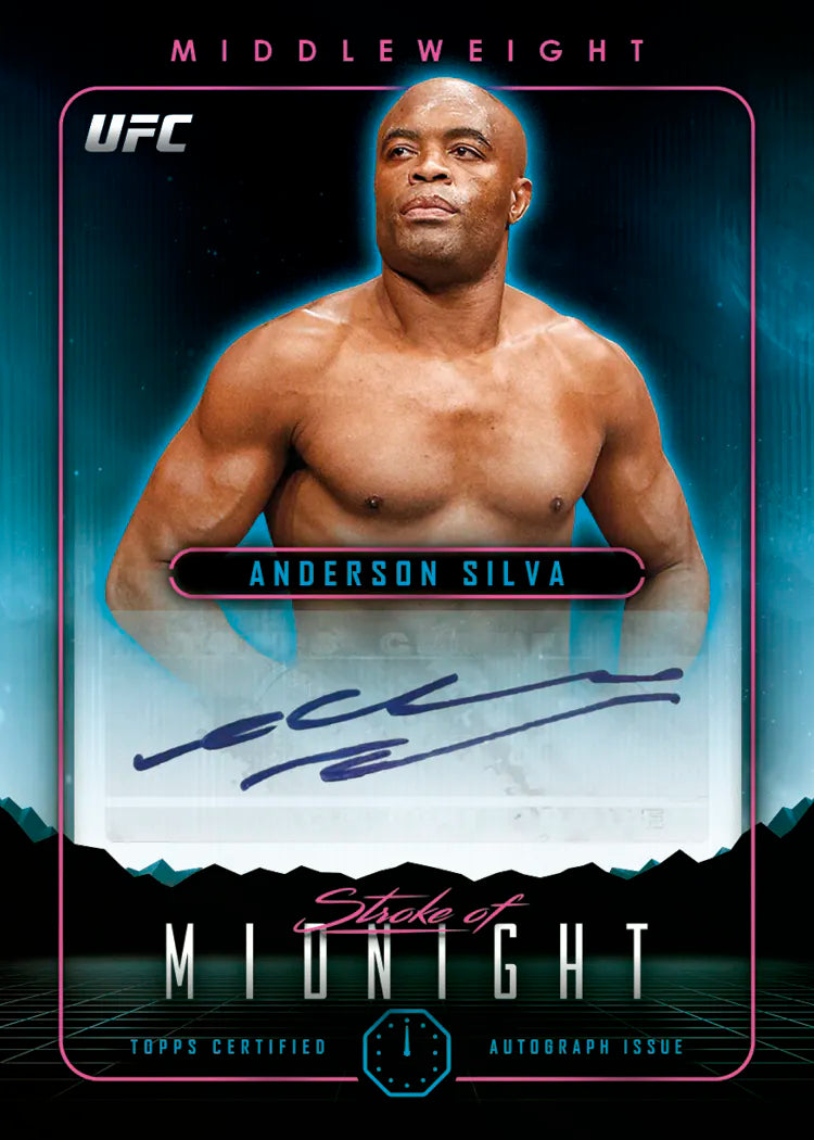 Topps Midnight UFC 2024 Hobby Box - Collectible Trading Cards for UFC Fans - Perfect for Collectors, Gifts, and Sports Memorabilia Enthusiasts