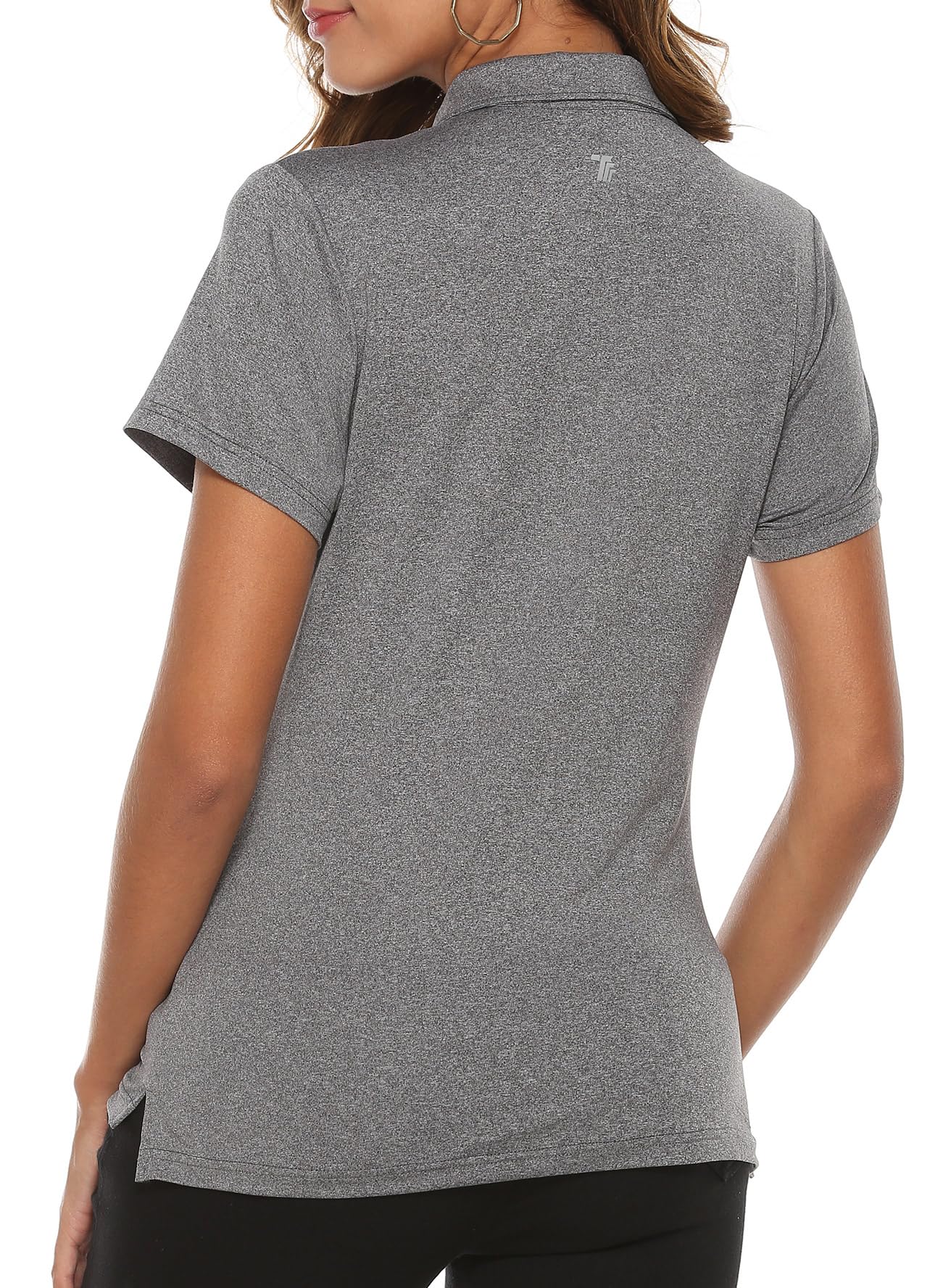 Women's Moisture Wicking Golf Polo Shirts - Breathable Short Sleeve Ladies Golf Tops for Summer - Perfect for Golf Courses, Country Clubs & Outdoor Activities