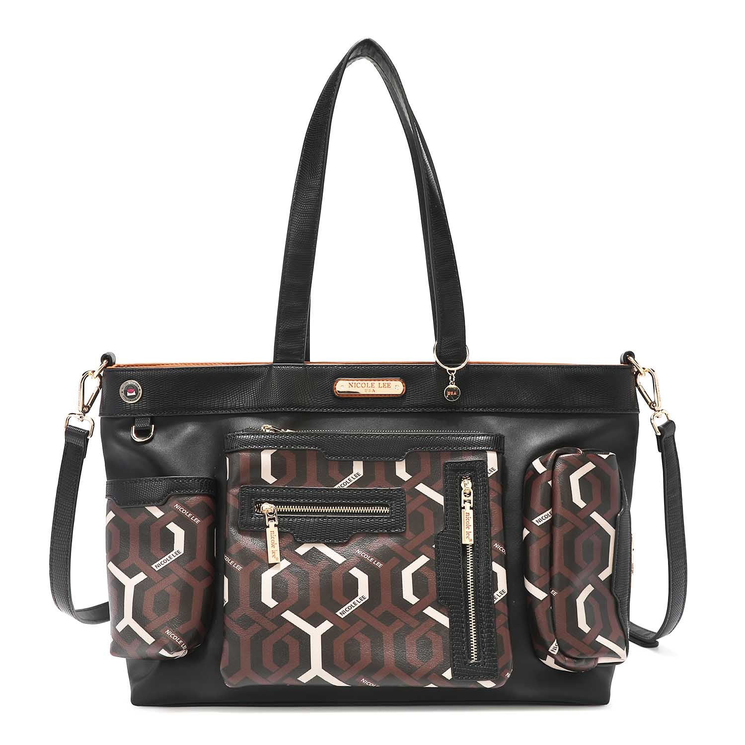 CARLA LARGE SHOPPER TOTE BAG - Stylish & Spacious Women's Handbag for Work, Travel & Shopping | Durable Canvas Tote with Long Handles | Perfect for Office, Beach & Daily Use