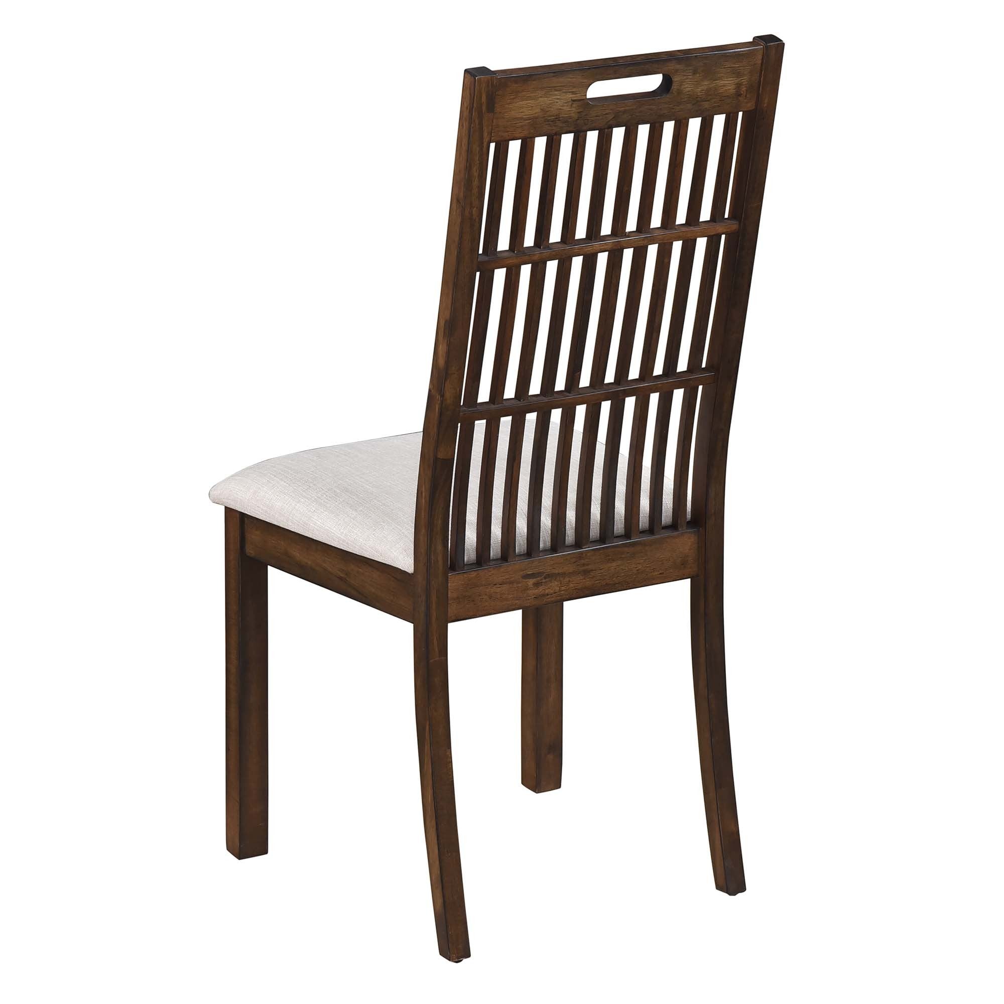 2-Piece Set of Rustic Modern Farmhouse Dining Chairs - Retro Design, Easy to Assemble - Perfect for Kitchen, Dining Room, and Breakfast Nook Decor