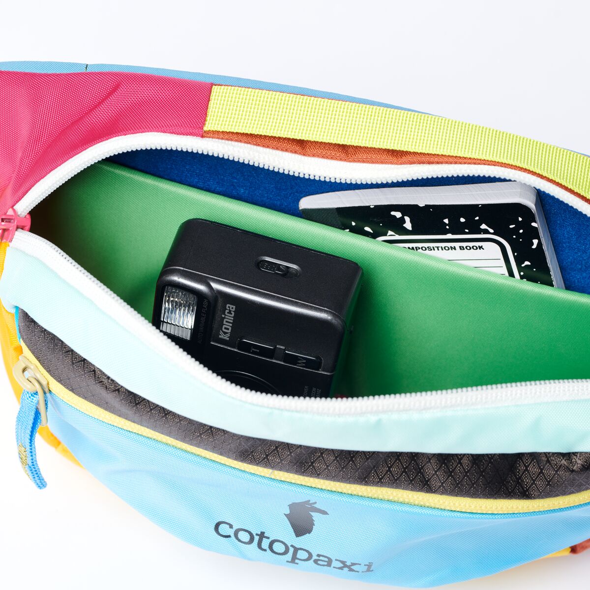 Cotopaxi Kapai 3L Hip Pack - Water-Resistant Waist Bag for Travel & Hiking - Del Día Color Collection - Perfect for Outdoor Adventures & Daily Essentials
