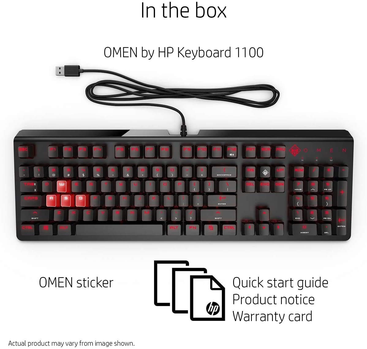 HP Wireless Keyboard and Mouse Combo - Ergonomic Design for Comfortable Typing & Gaming - Perfect for Home, Office, and Remote Work
