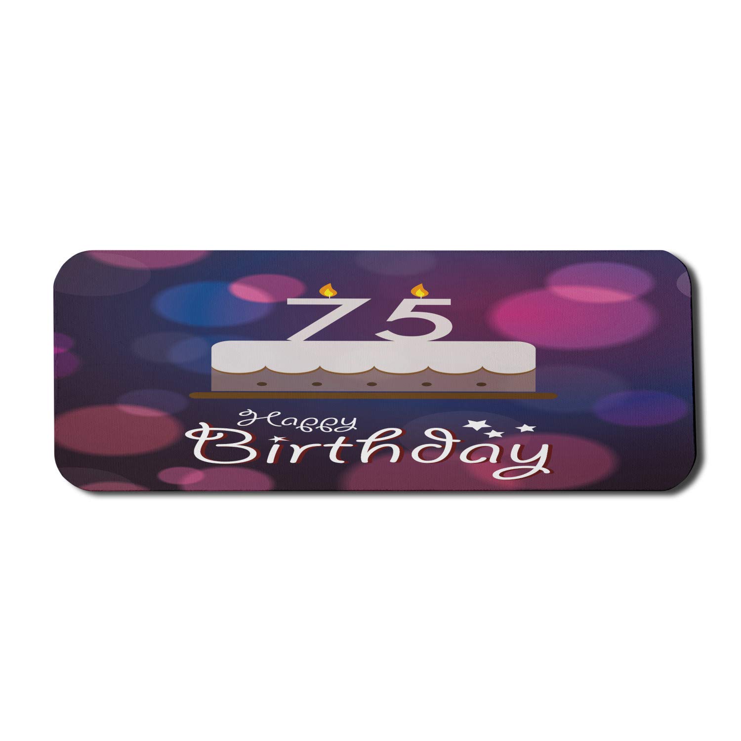 Ambesonne 75th Birthday Mouse Pad - Large 31