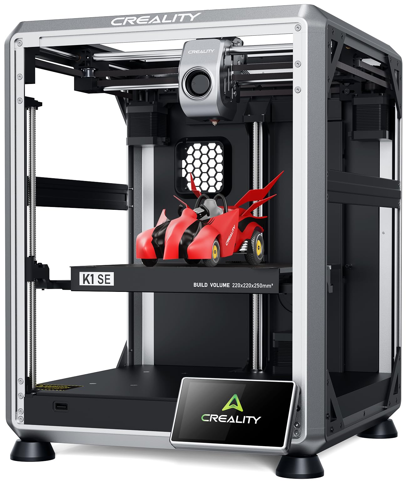 Creality K1 SE 3D Printer 2024 - 600mm/s High-Speed Printing, Auto Leveling, Direct Extruder, Quick-Swap Nozzle | Perfect for Home DIY Projects, Rapid Prototyping & Educational STEM Learning