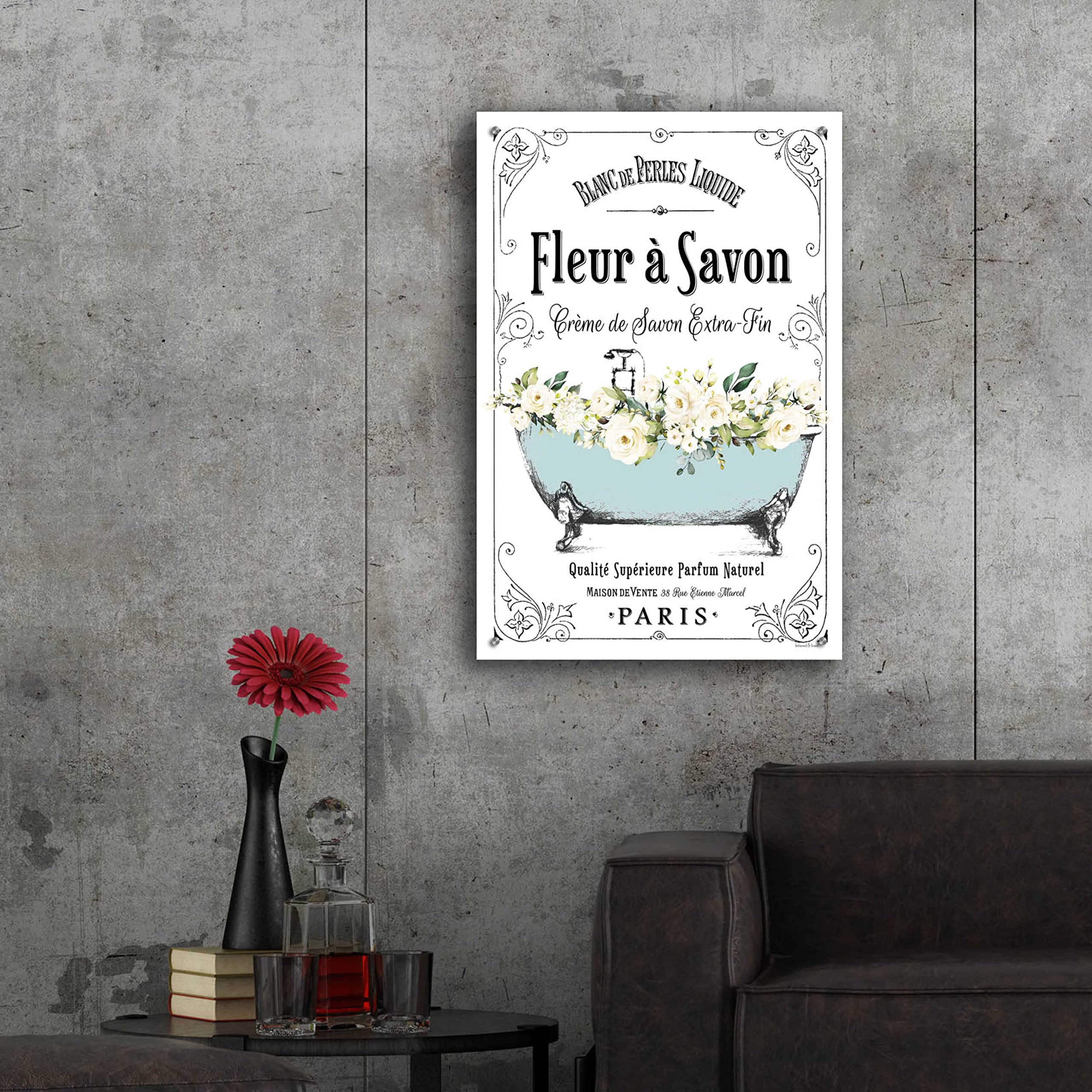 Epic Art 'French Bathroom Set I' by Lettered & Lined - 24