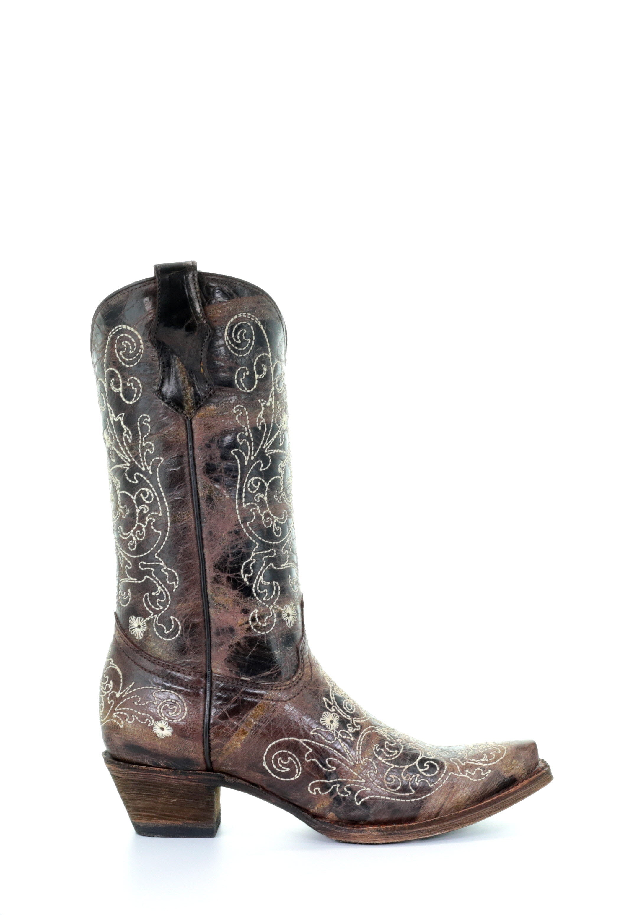 A1119 T Boot Corral Black/Bone 02 - Western Boot Storage Organizer for Closet & Entryway - Perfect for Cowboy Boots, Riding Boots & Fashion Boots