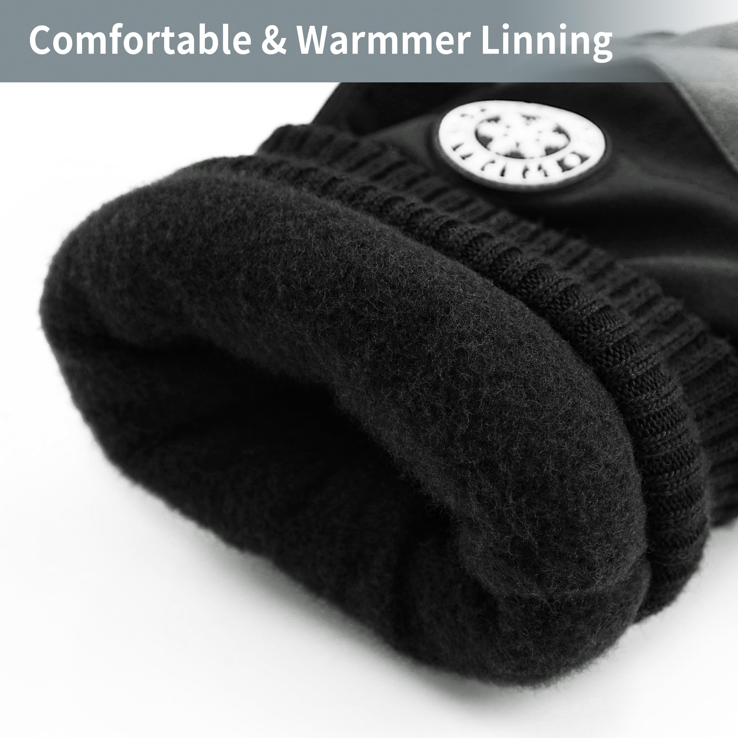 DOFOWORK Waterproof Ski Gloves for Men & Women - Thermal Winter Snowboard Gloves with Breathable Technology for Extreme Cold Weather - Perfect for Skiing, Snowboarding & Outdoor Winter Activities