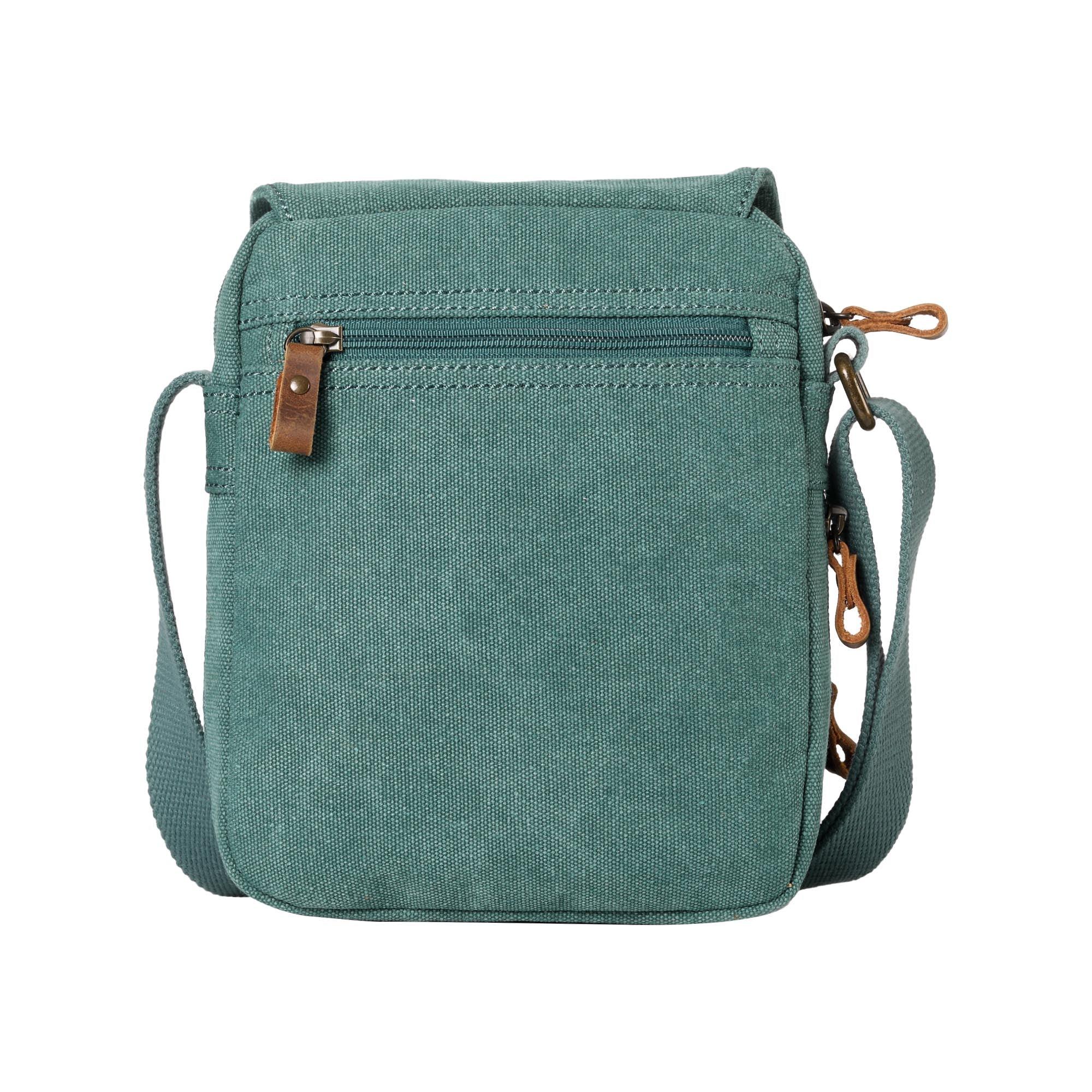 Troop London Classic Canvas Crossbody Bag for Men & Women - Stylish & Durable Messenger Bag for Travel, Work & Everyday Use