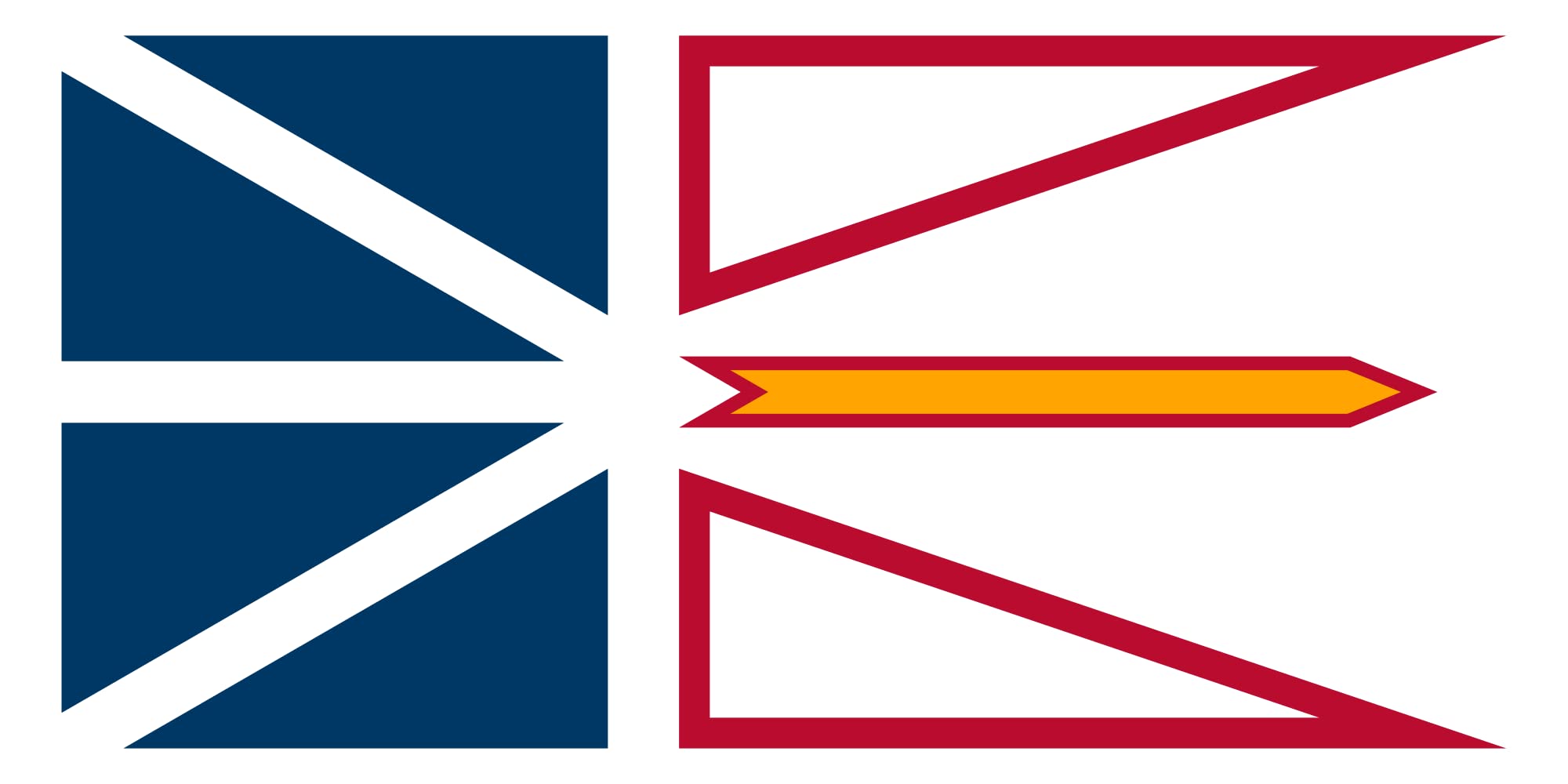 XL+ Flag of Newfoundland and Labrador - Durable 2.4m² (26sqft) Landscape Outdoor Flag 110x220cm (43x86inch) | 100% Made in Germany | Weather-Resistant for Long-Lasting Use | Perfect for Patio, Garden, Beach & Outdoor Decor