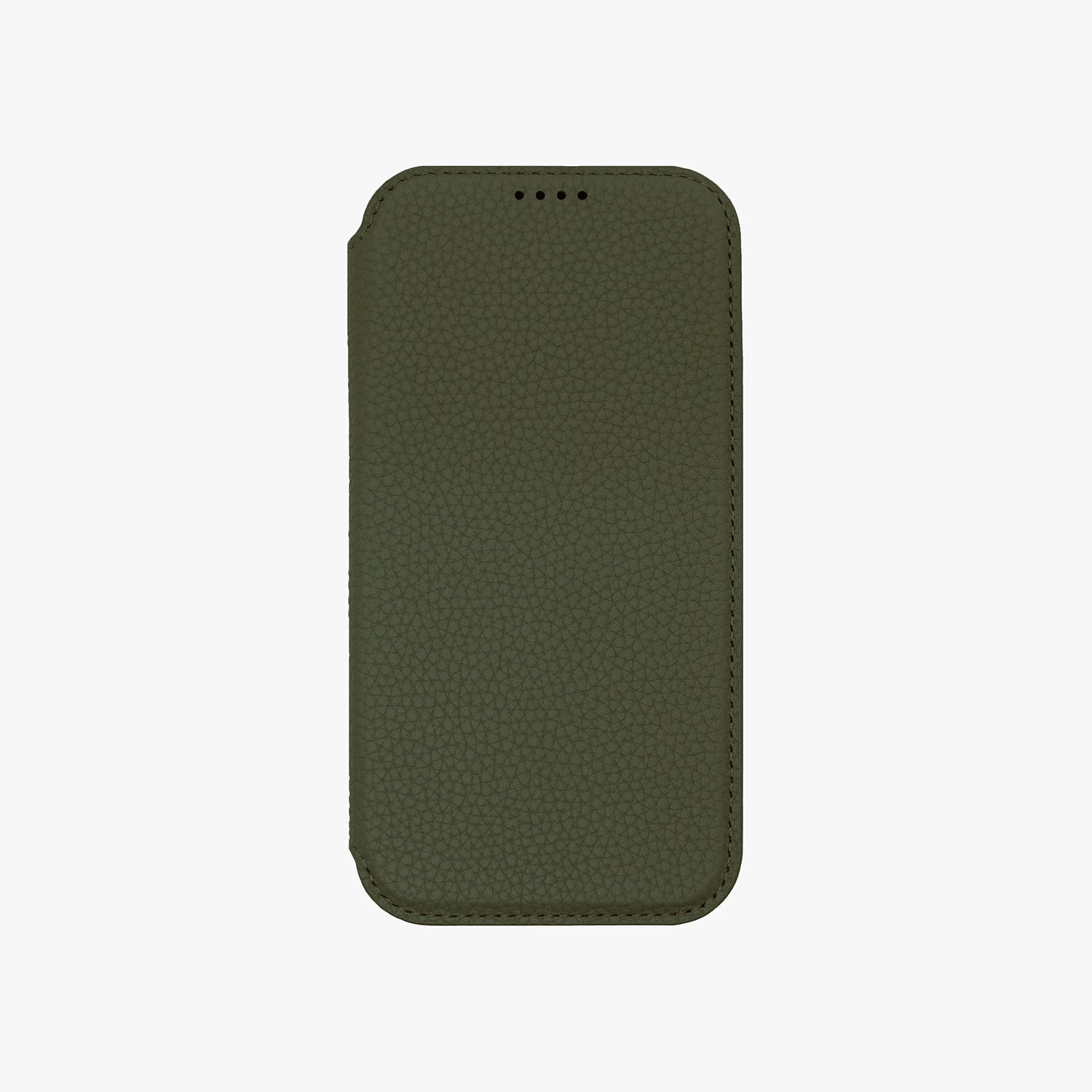 Premium iPhone 15 Pro Leather Flip Case with MagSafe - Slim Protective Cover with Clear Back for Wireless Charging | Perfect for Work, Travel & Everyday Use
