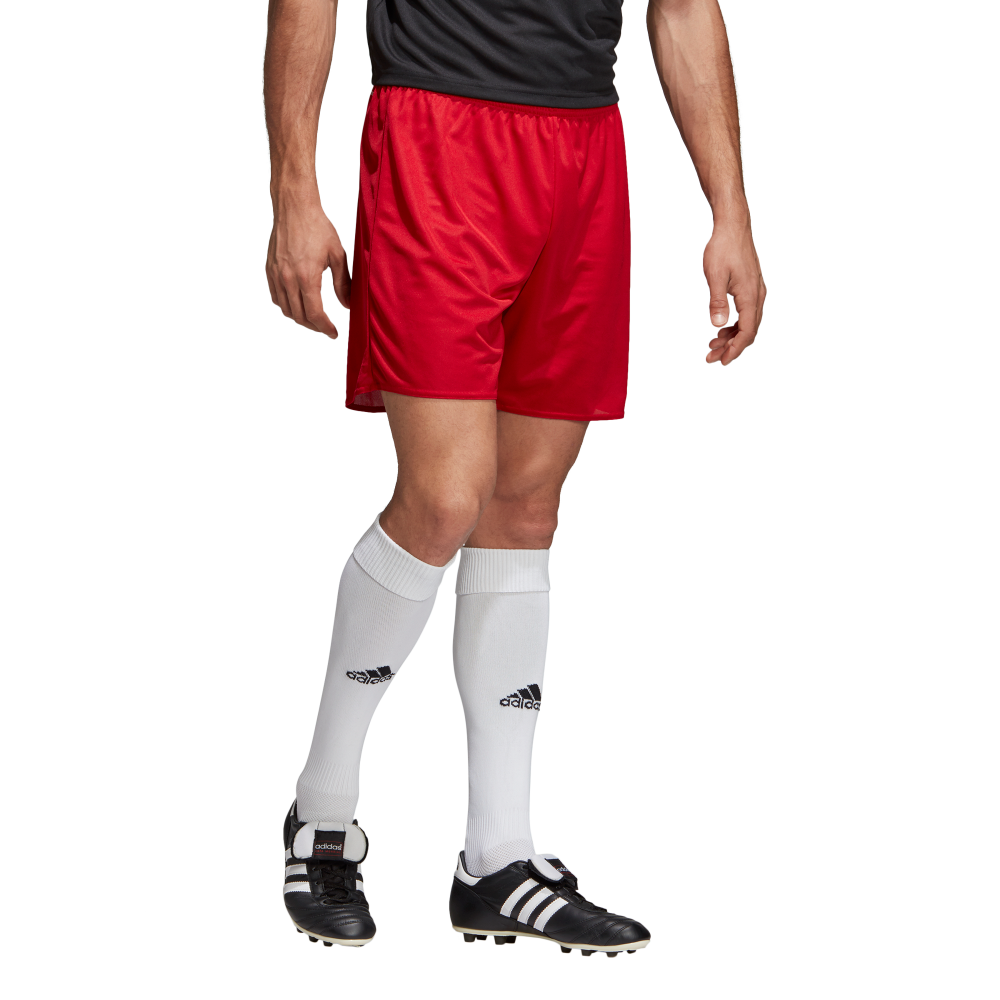 Adidas Youth Parma 16 Soccer Shorts - Red/White - Comfortable Athletic Shorts for Boys - Perfect for Soccer Practice, Training & Casual Wear