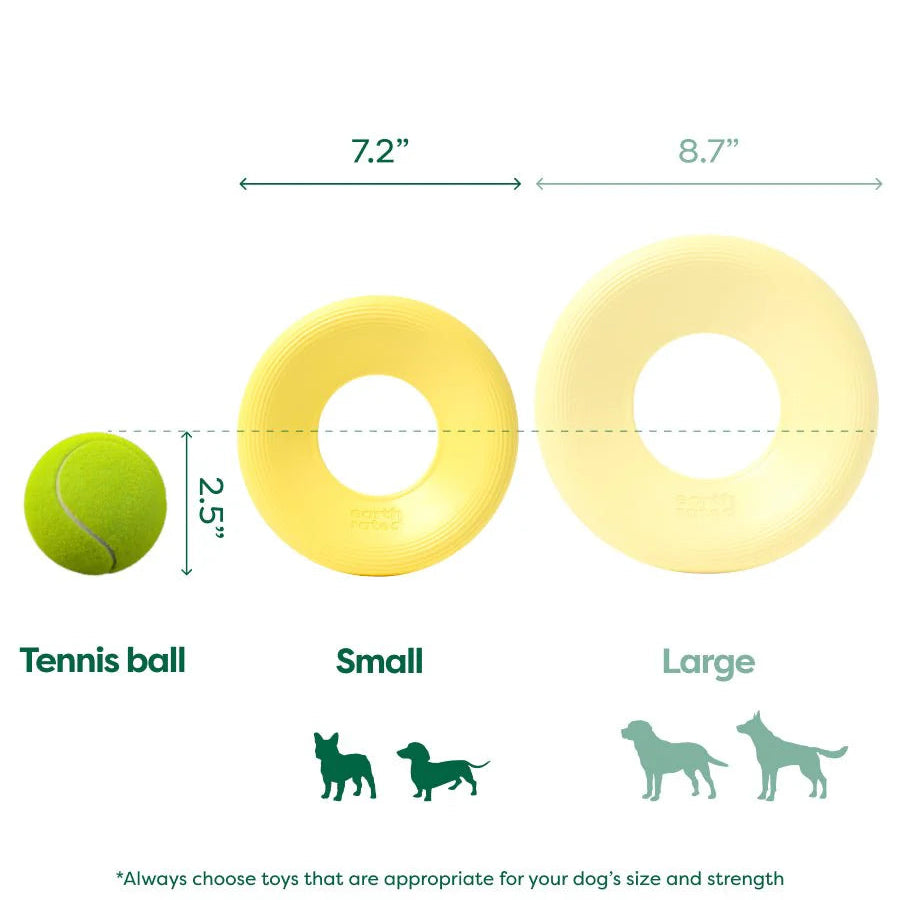 Earth Rated Dog Fly Toy - Interactive Flying Disc for Dogs - Durable Outdoor Fetch Toy for Active Dogs - Perfect for Park, Beach & Backyard Play