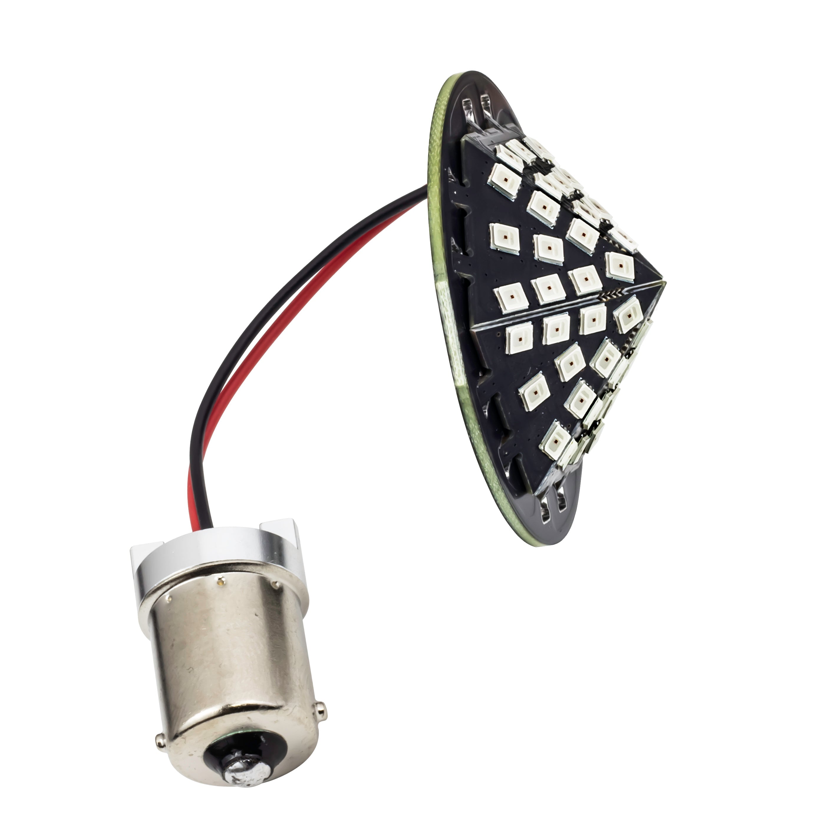 Eagle Lights Midnight Edition Generation III LED Turn Signals Kit for Harley Davidson Motorcycles - 1157 Front & 1156 Red Rear - High Visibility Day & Night Riding Safety