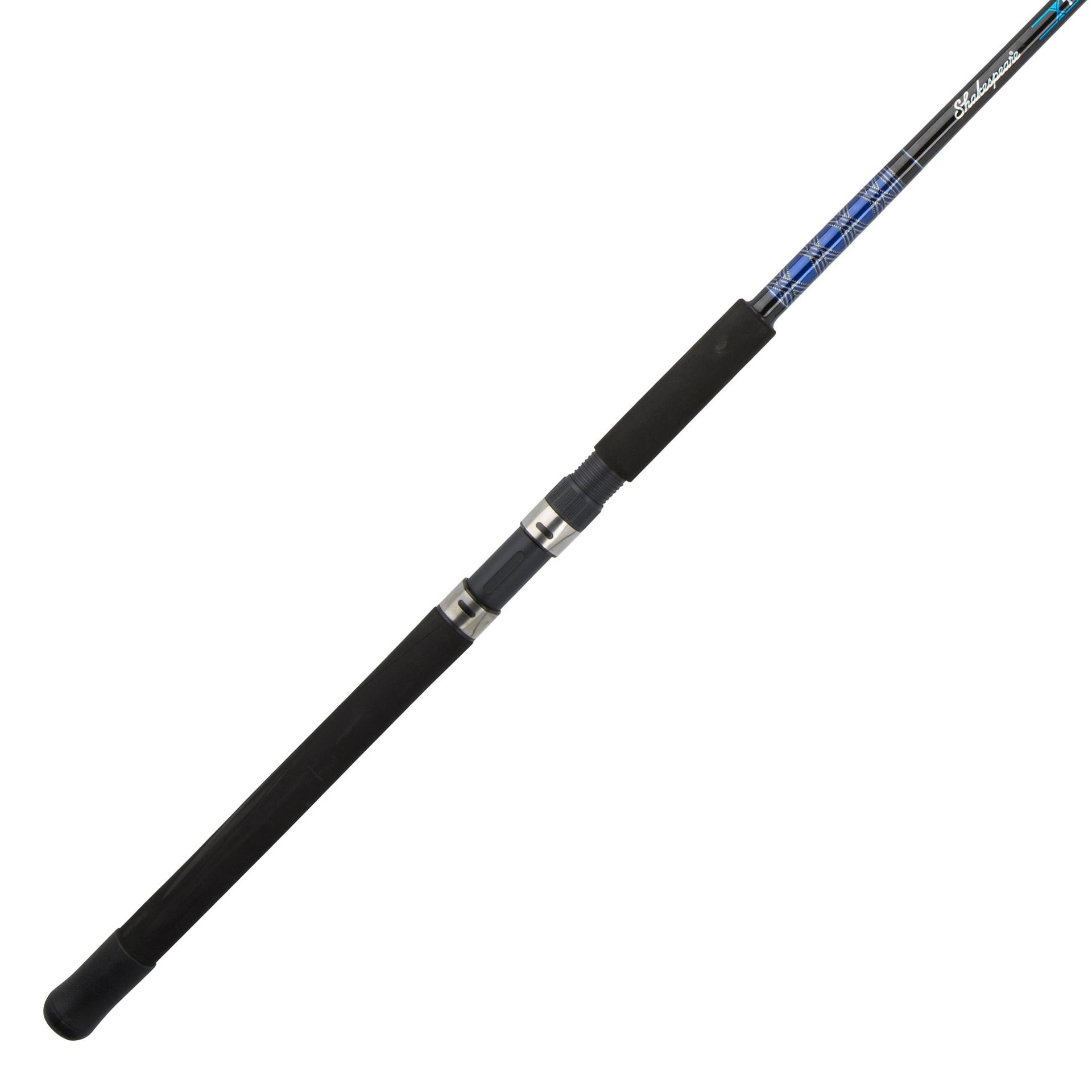 Tidewater® Spinning Fishing Rod - Lightweight Graphite Saltwater Freshwater Fishing Pole for Bass Trout Salmon - Perfect for Surf Casting Pier Fishing and Boat Angling