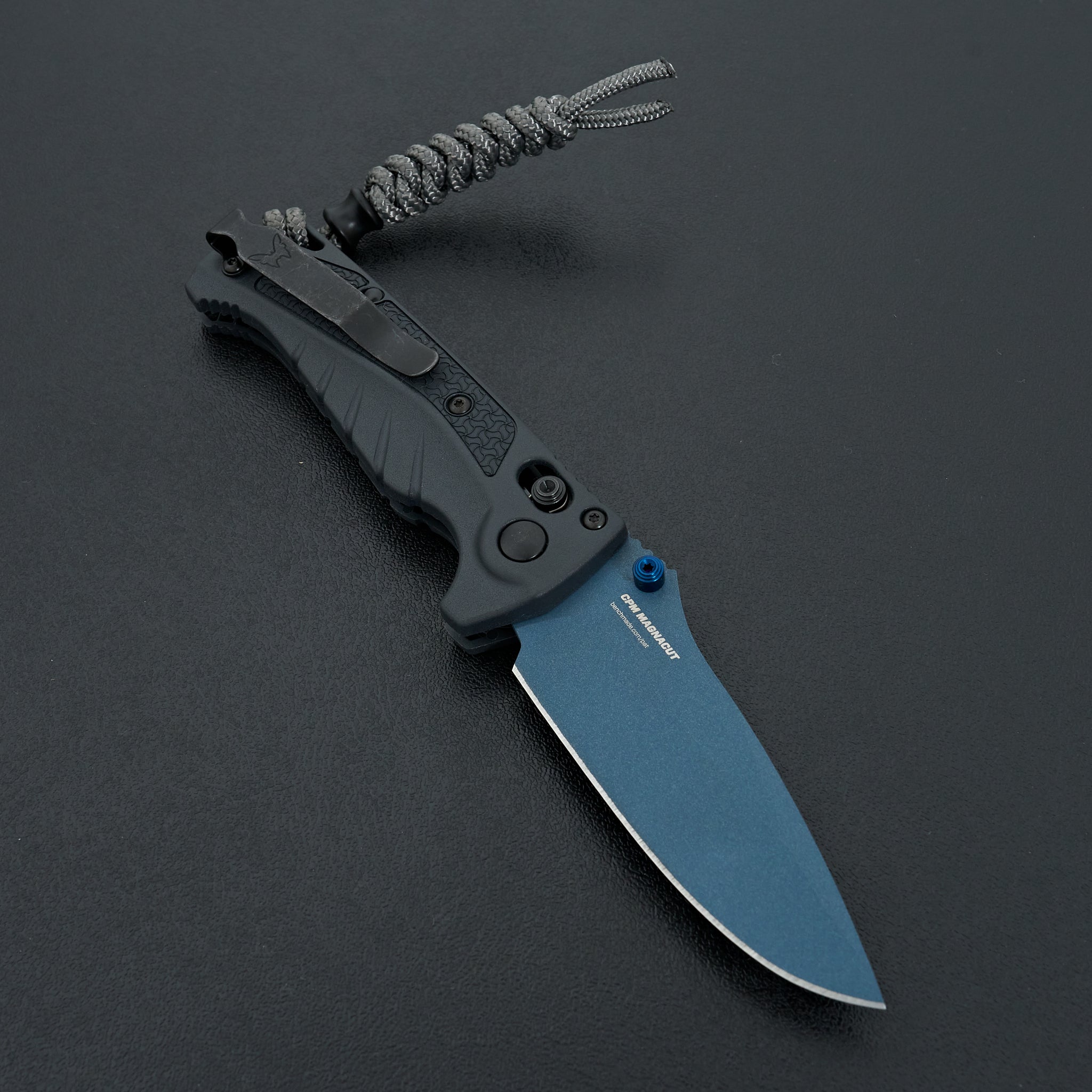 Benchmade Mini Adira Folding Knife - Tempest Gray EDC Pocket Knife for Outdoor, Camping, and Everyday Carry