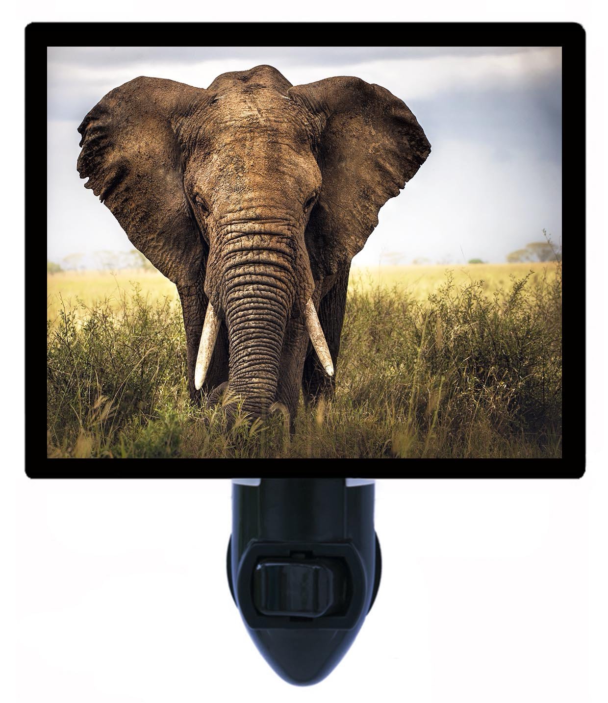 Matriarch Elephant LED Night Light - Soft Glow Nursery Lamp, African Animal-Themed Nightlight for Kids & Adults - Perfect for Bedrooms, Baby Rooms, and Relaxation Spaces