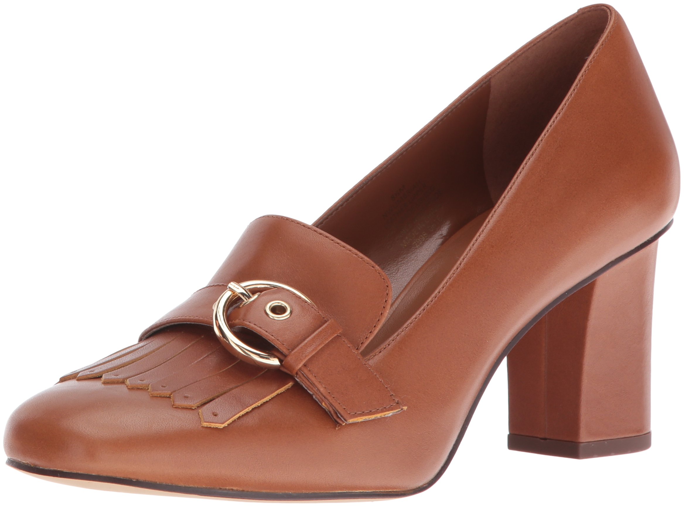 NINE WEST Women's Umbriah Leather Dress Pump - Comfortable Heels for Work, Office & Formal Events | Stylish Pointed Toe Pumps for Women