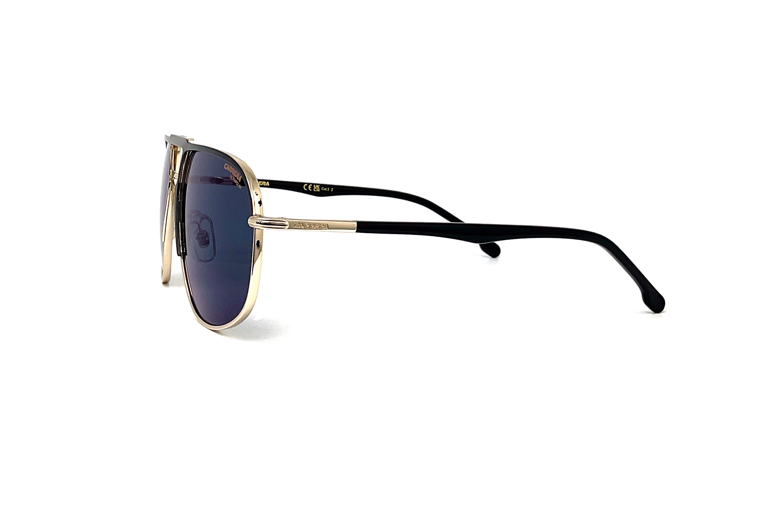 Carrera 318/S Sunglasses - Blue & Gold Aviator Style for Men & Women - UV Protection, Polarized Lenses - Perfect for Driving, Outdoor Sports & Fashion