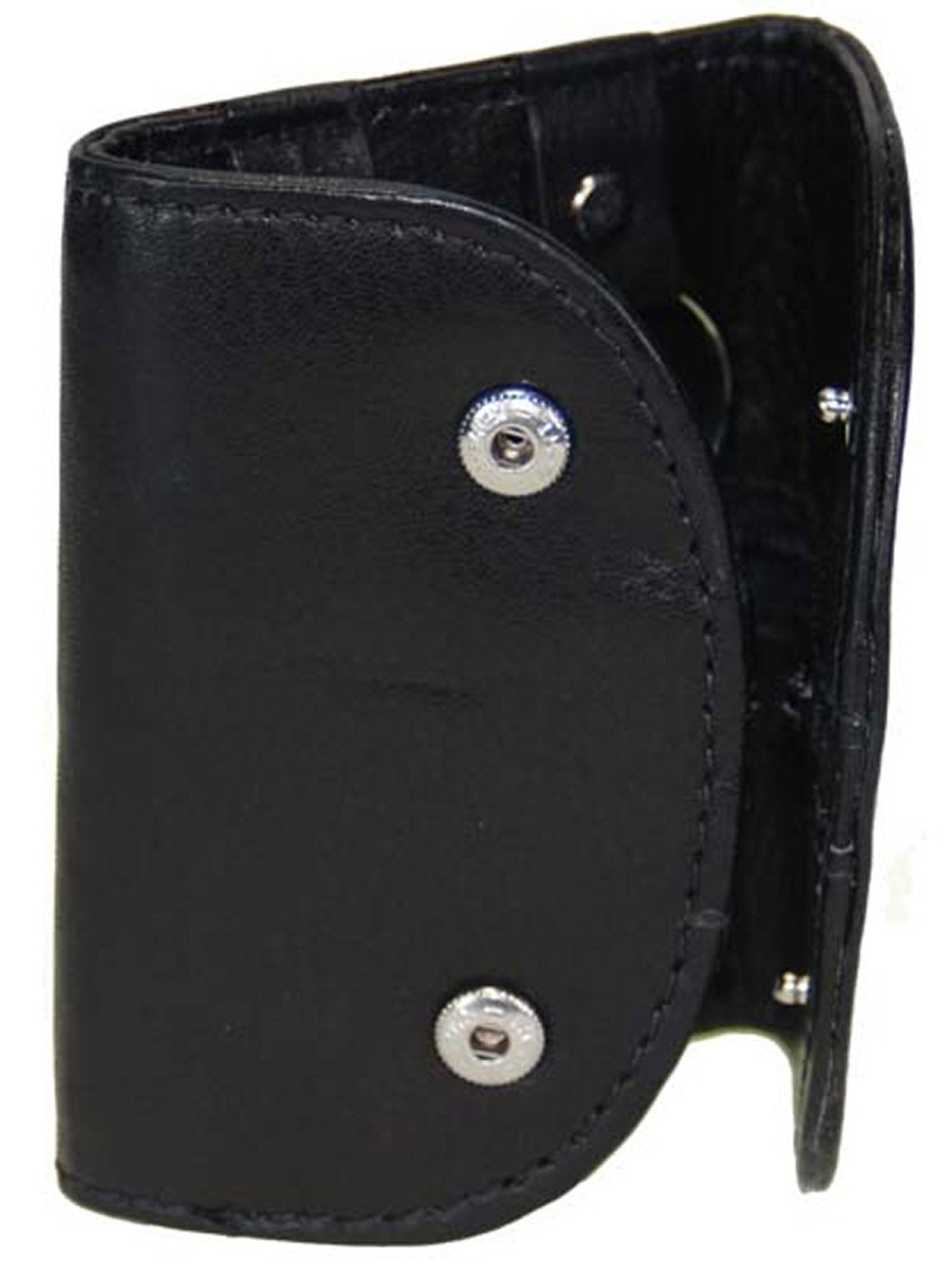 Genuine Leather Keychain Wallet for Men & Women - MARSHAL #112CF - Perfect for Organizing Keys, Cards & Cash On The Go