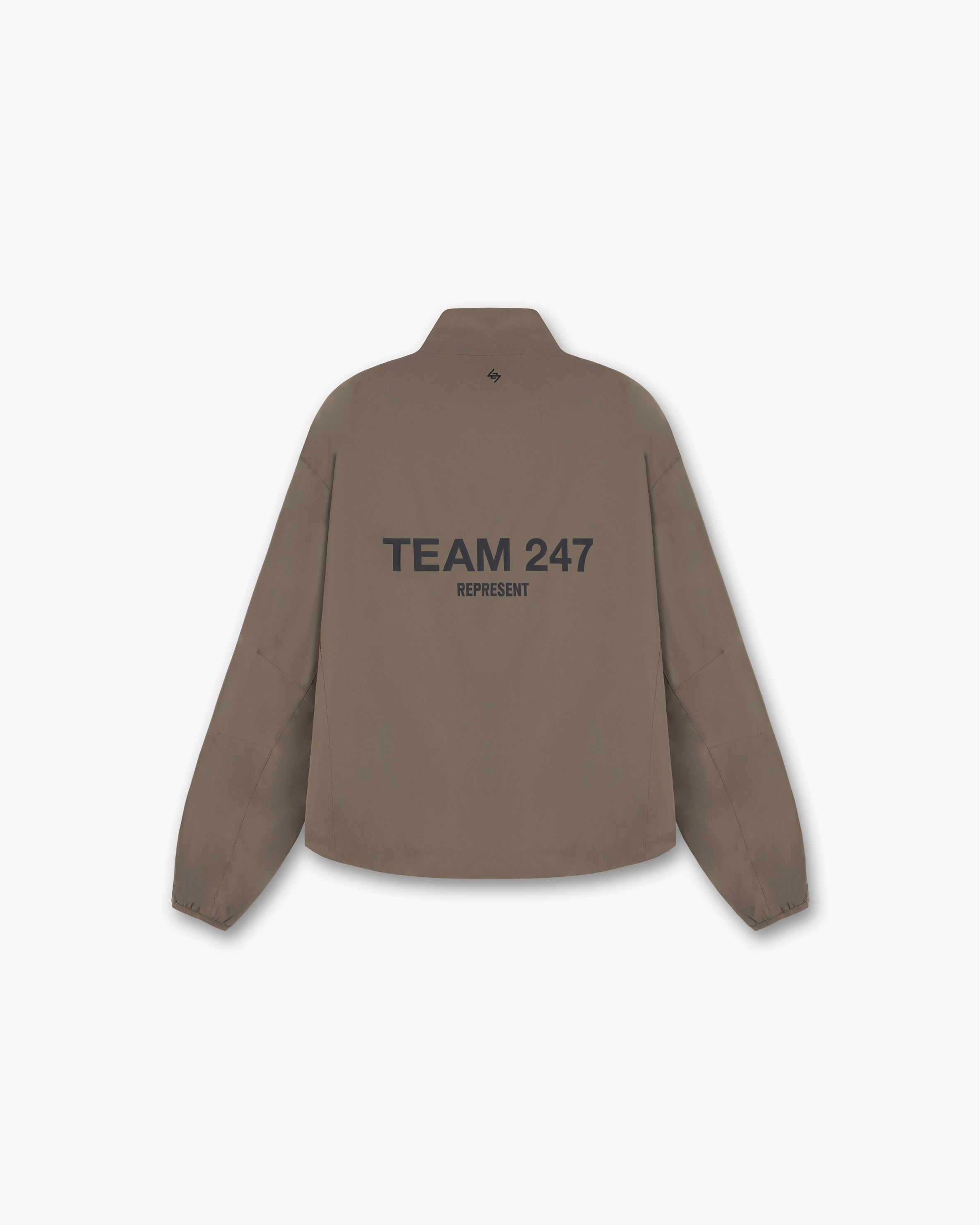 Team 247 Men's Army Green Track Jacket - Lightweight Running Hoodie for Outdoor Sports & Casual Wear