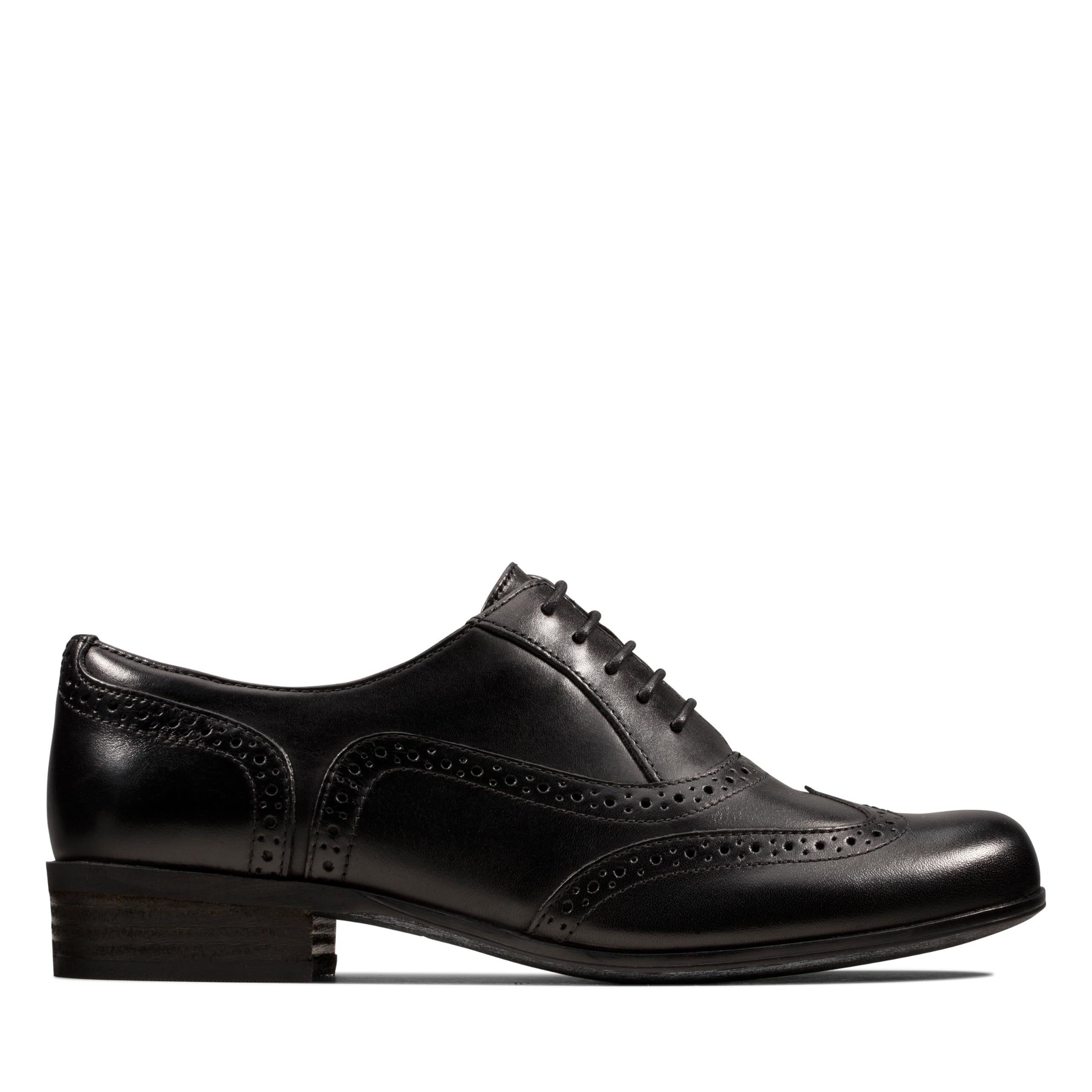 Clarks Women's Derby Shoes - Classic Leather Loafers for Women, Comfortable Slip-On Dress Shoes for Work & Office, Casual Outfits & Everyday Wear