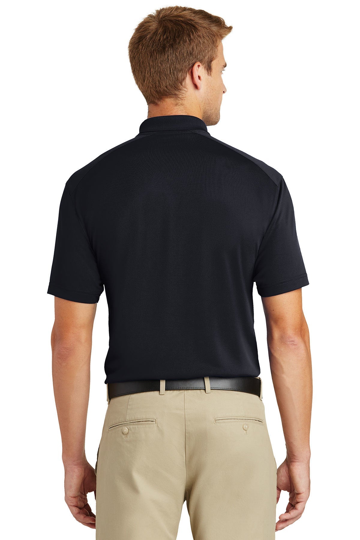 CornerStone Men's Tall Select Lightweight Polo Shirt - Dark Navy Blue - Breathable & Comfortable for Golf, Work & Casual Wear