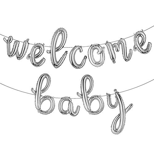 L Welcome Baby Silver