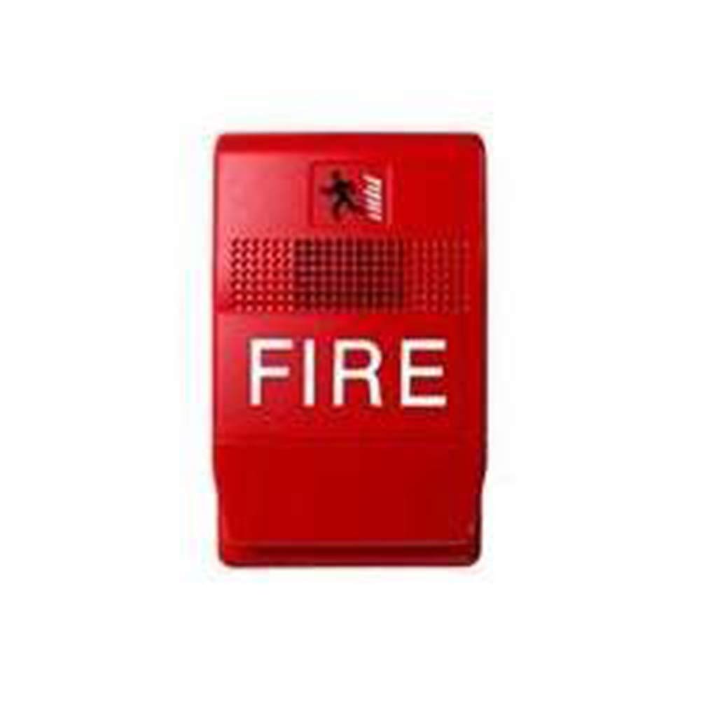 Red Fire Marked Horn - Emergency Safety Warning Device for Vehicles, Trucks & Boats | Loud Alert Signal for Road Safety & Marine Use