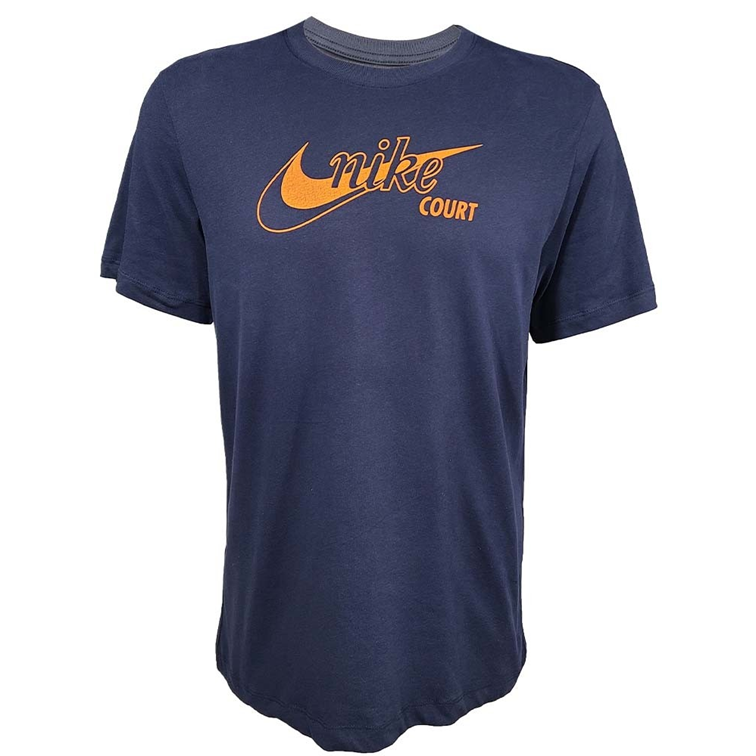 Nike 2022 Men's Court Dri-FIT Swoosh Tennis Shirt - Moisture-Wicking Performance Top for Tennis, Gym & Casual Wear