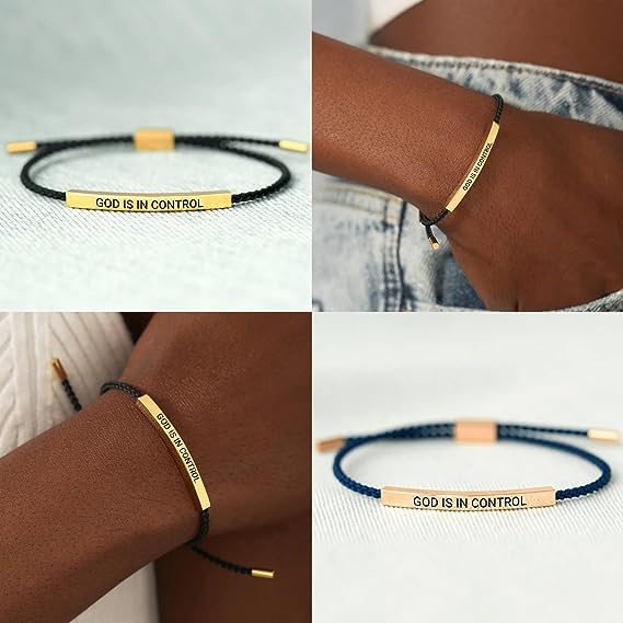 WWJD Bracelets Pack for Women & Girls - Handmade What Would Jesus Do Inspirational Wristbands for Teens - Christian Faith Jewelry for Daily Wear, Church, Bible Study & Youth Group Activities