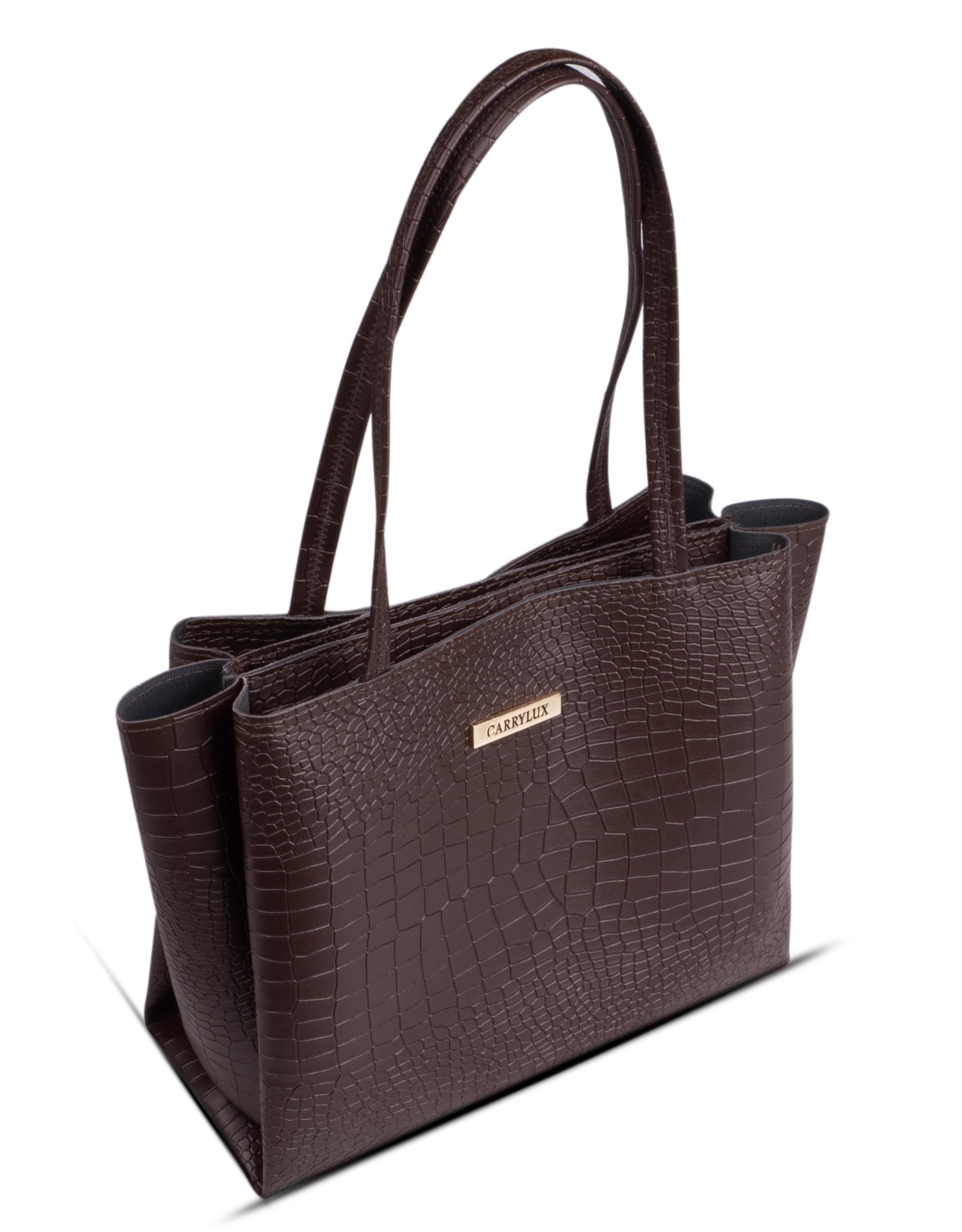 Stylish Large Capacity Crocodile Pattern Tote Bag for Women - Perfect for Work, Travel & Everyday Use